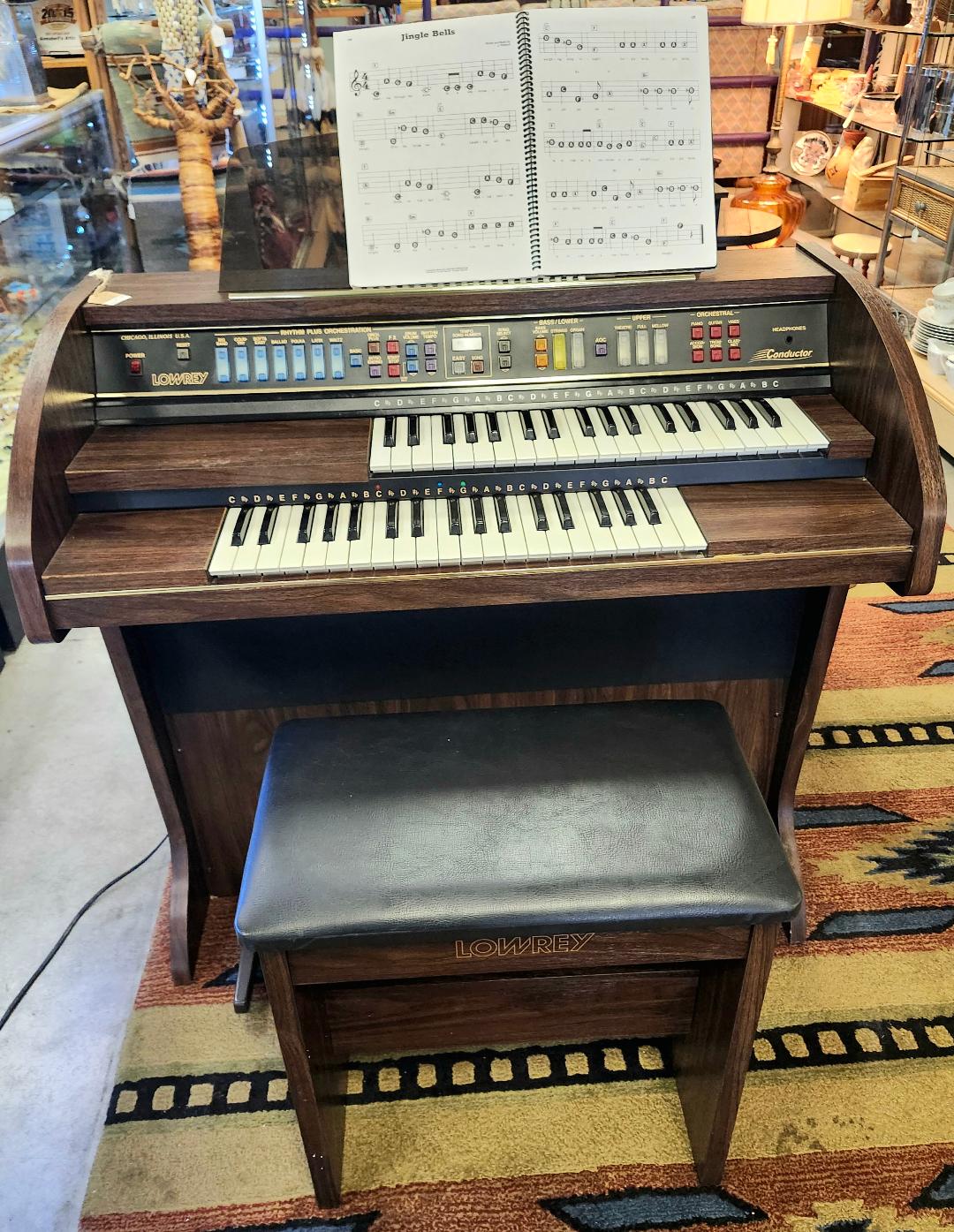 Lowrey Conductor Organ w/ Bench