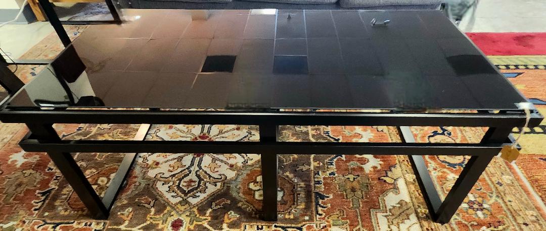 Black Glass Coffee Table