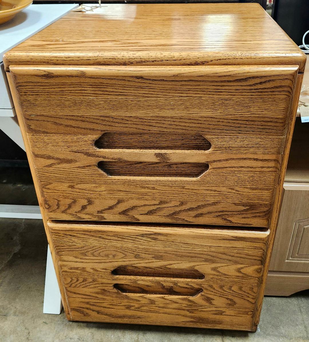 Solid Wood File Cabinet