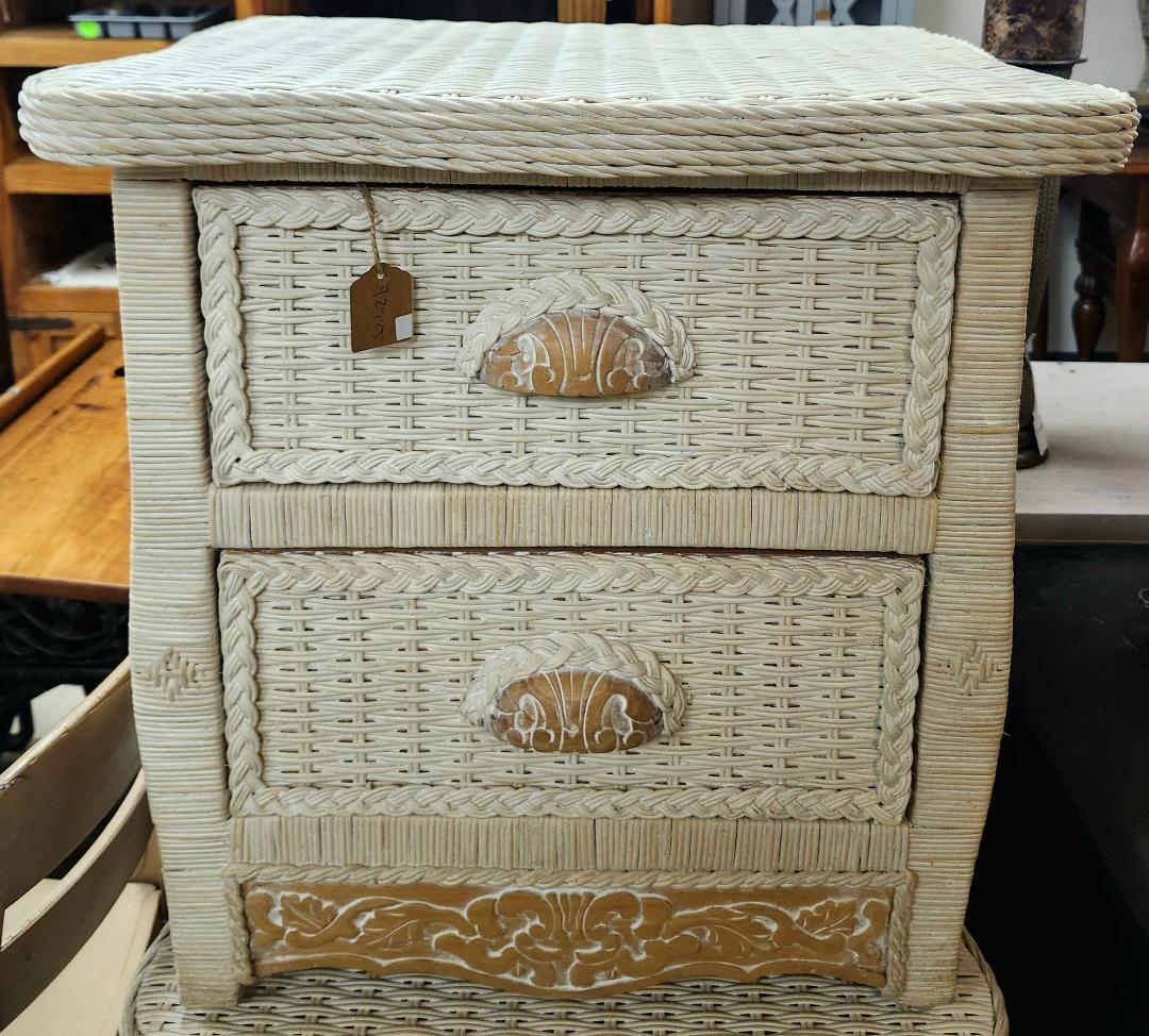 Pier 1 Wicker Nightstand