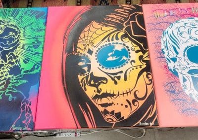 Día De Los Muertos Paintings