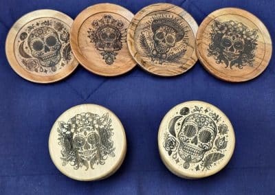 Día De Los Muertos Coasters