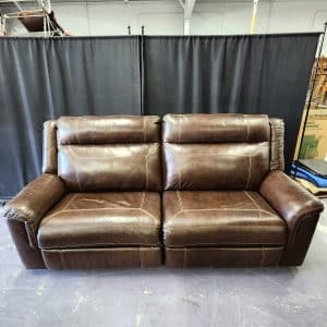 Dark Brown Power Reclining Loveseat