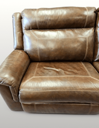Dark Brown Power Reclining Loveseat
