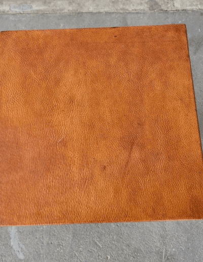 Mexican Equipale Leather Side Table top
