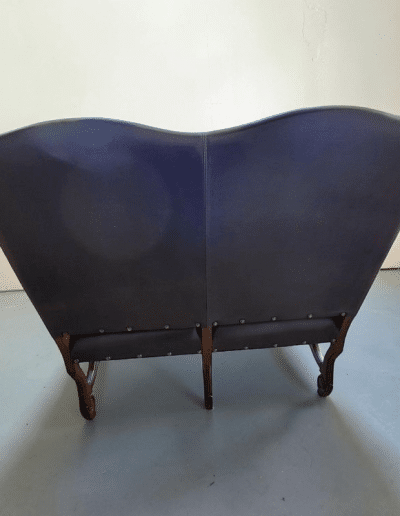 Cowhide & Leather Bench