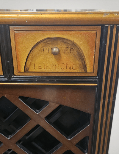 French Hand Painted Wine Cabinet