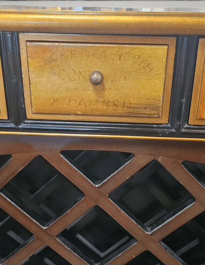 French Hand Painted Wine Cabinet