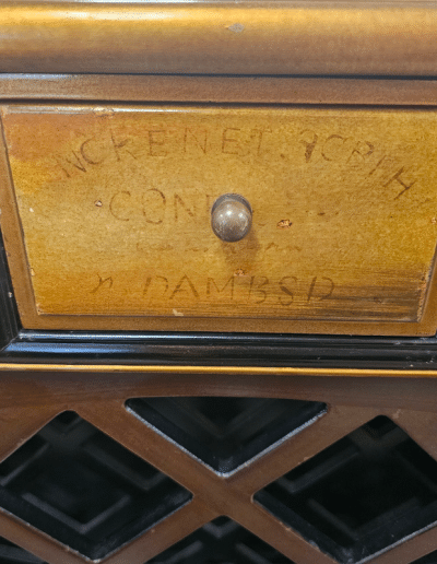 French Hand Painted Wine Cabinet