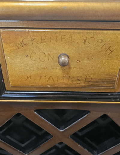French Hand Painted Wine Cabinet