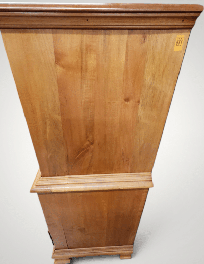 Vintage Solid Maple Chest-on-Chest Tallboy Dresser