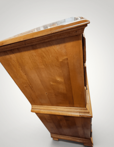 Vintage Solid Maple Chest-on-Chest Tallboy Dresser