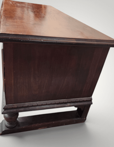 Vintage Cavalier Carved Walnut & Cedar Hope Chest