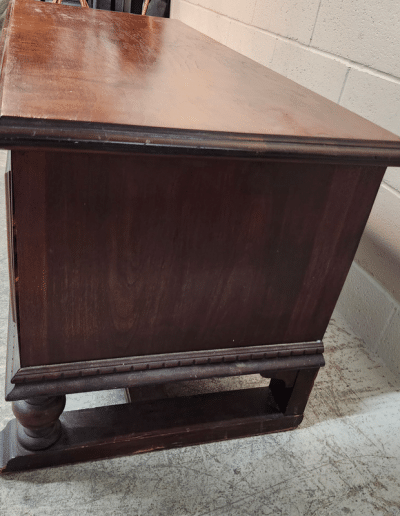 Vintage Cavalier Carved Walnut & Cedar Hope Chest
