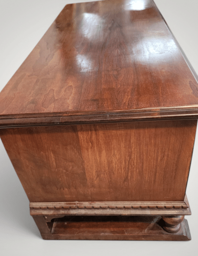 Vintage Cavalier Carved Walnut & Cedar Hope Chest