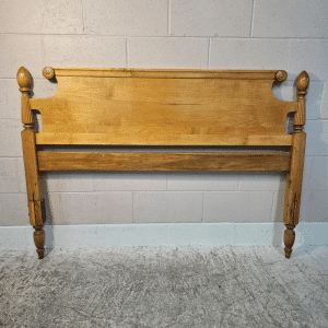 Vintage Maple Wood Full Bed Frame