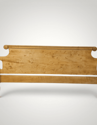 Vintage Maple Wood Full Bed Frame