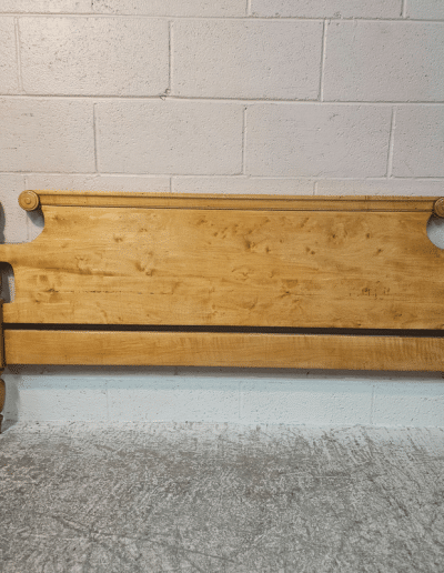 Vintage Maple Wood Full Bed Frame