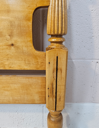 Vintage Maple Wood Full Bed Frame