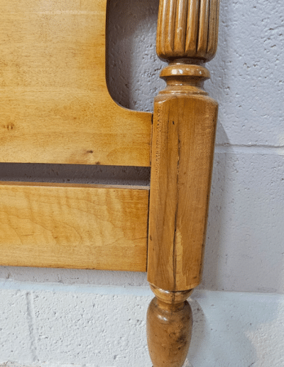 Vintage Maple Wood Full Bed Frame