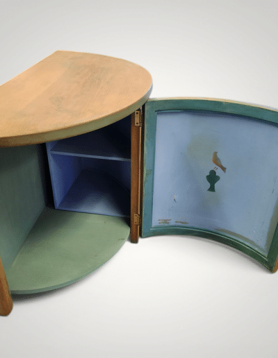 Painted Wood Cabinet