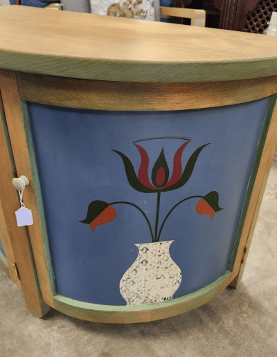 Painted Wood Cabinet