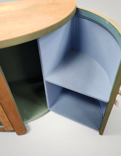 Painted Wood Cabinet