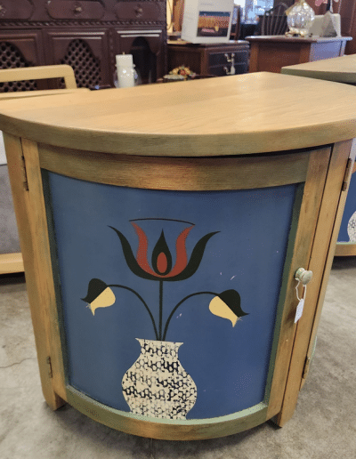 Smaller Painted Wood Cabinet