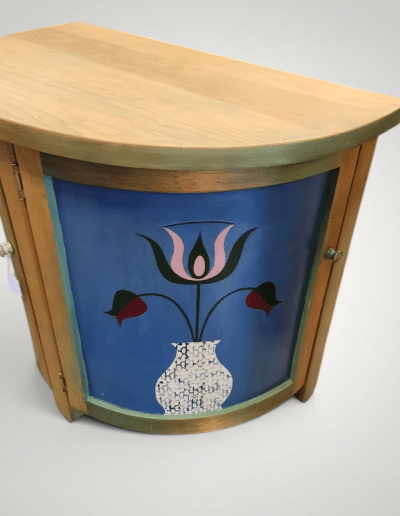 Painted Wood Cabinet