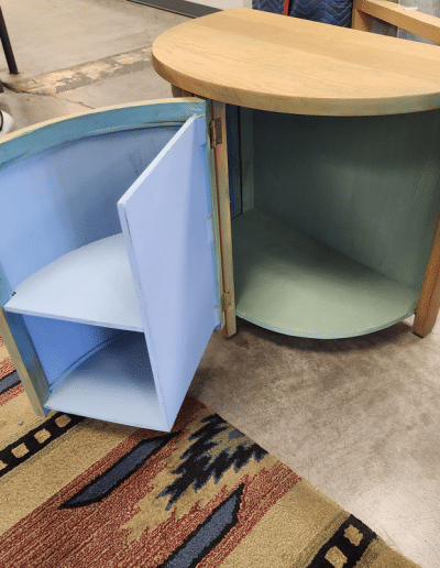 Smaller Painted Wood Cabinet