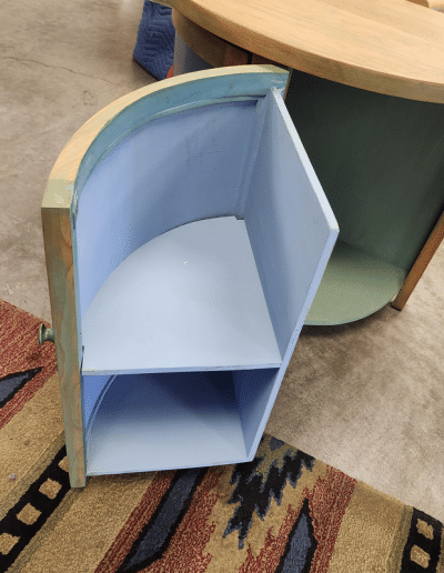 Smaller Painted Wood Cabinet