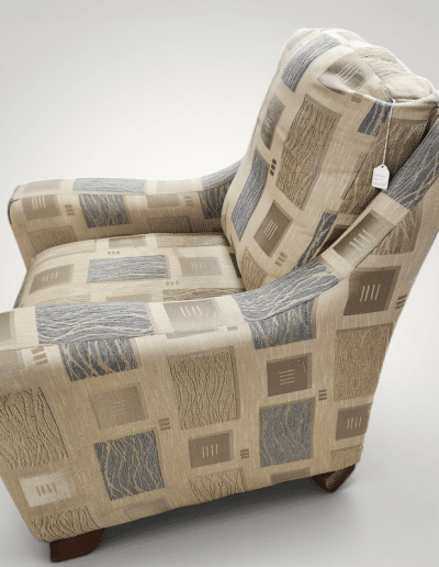Geometric Motif Occasional Chair
