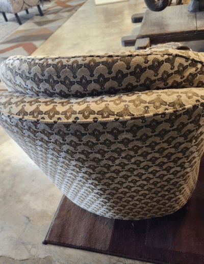 Mid-Century Style Patterned Arm Chair