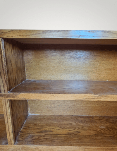 Long Wood Bookcase