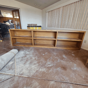 Long Wood Bookcase