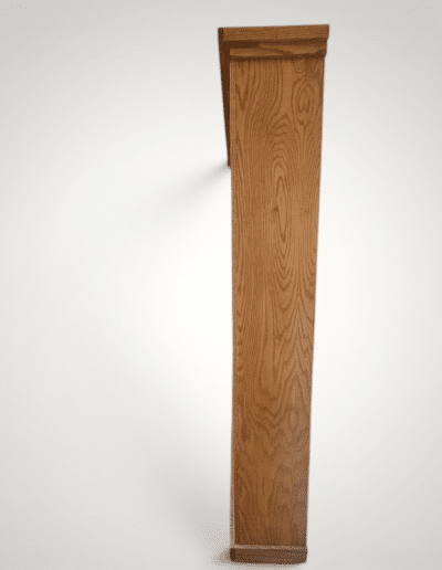Solid Oak Double-Wide Bookcase