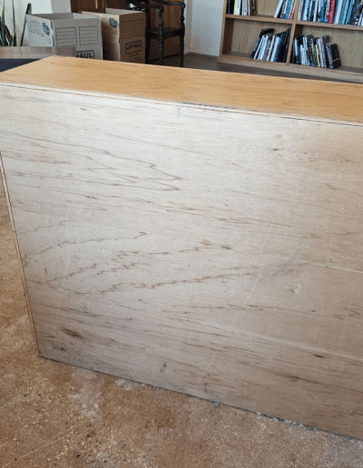 Vintage Horizontal Oak Bookcase