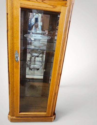 Lighted Southwest Style Curio Cabinet