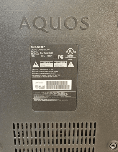 Sharp AQUOS LC-C3242U 32" 720p HD LCD TV with Base Stand