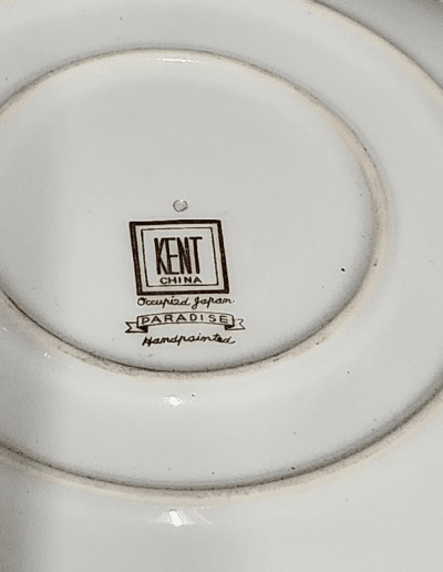 Vintage Kent China "Paradise" Dinnerware Set