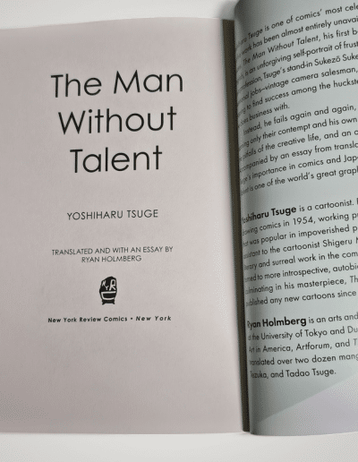 The Man Without Talent – Yoshiharu Tsuge (New York Review Comics)