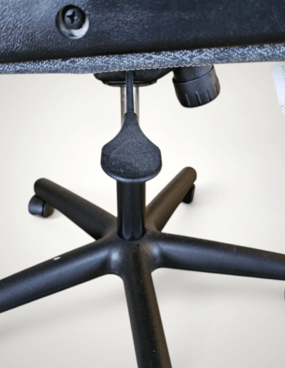 Ergonomic Mid-Back Fabric Office Desk Chair – Heather Grey
