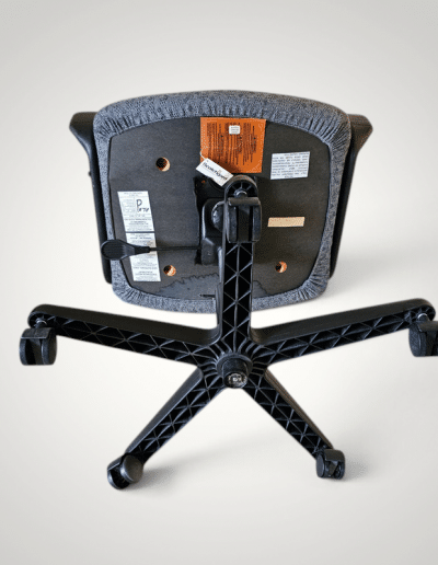 Ergonomic Mid-Back Fabric Office Desk Chair – Heather Grey