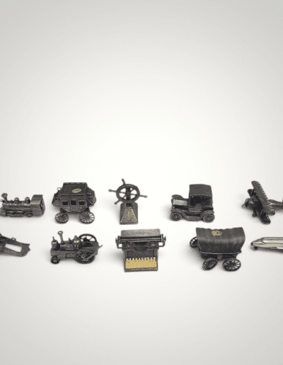 Vintage Die-Cast Miniature Pencil Sharpeners (10-Piece Set)