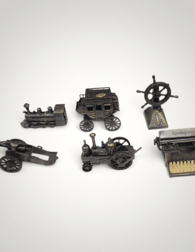 Vintage Die-Cast Miniature Pencil Sharpeners (10-Piece Set)