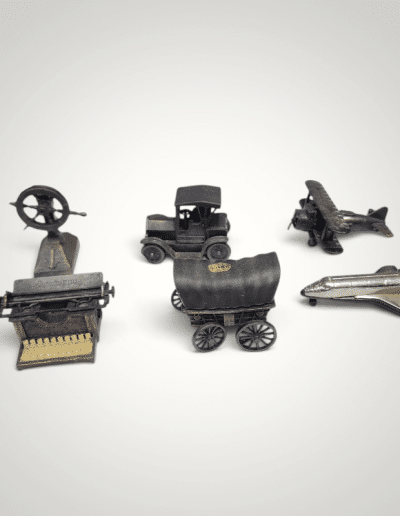 Vintage Die-Cast Miniature Pencil Sharpeners (10-Piece Set)