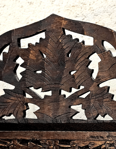 Oriental Carved Wood Screen