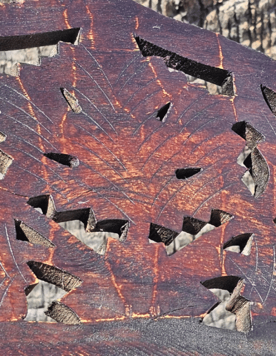 Oriental Carved Wood Screen