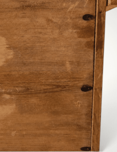 Vintage Solid Pine Kneehole Desk